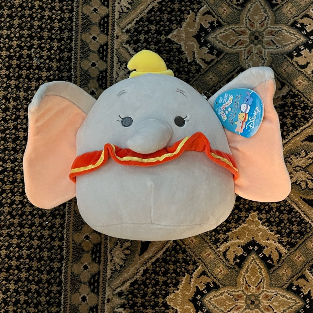 NWT Squishmallows Disney Dumbo Elephant 8 Inches Plush Kids Stuffed Animal